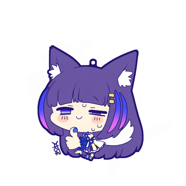 「ウィンクができない狼さん描きましたついでに穴を付けたラバスト風のも置いときますね」|き゜ょにく😨4コマ投稿中のイラスト