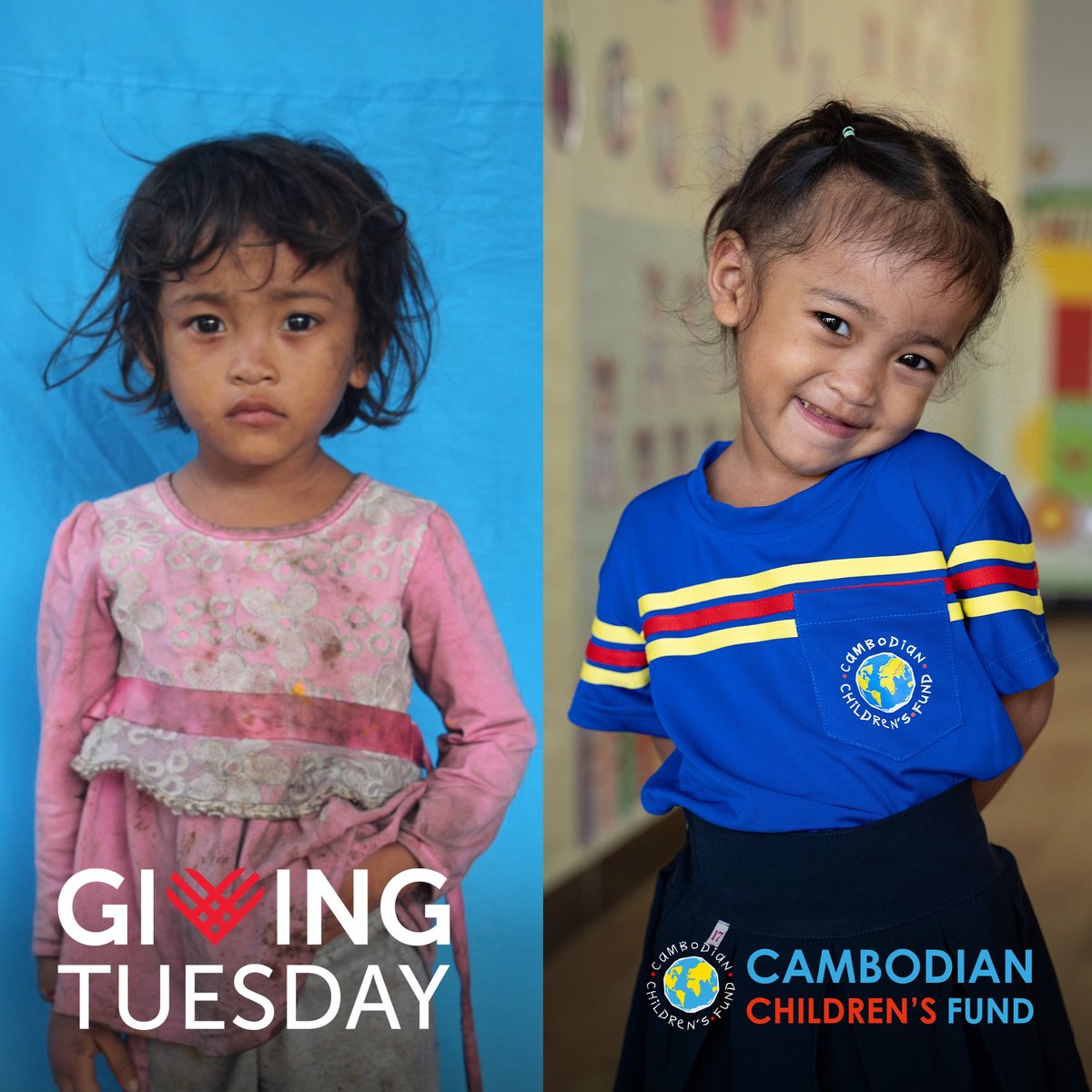 This #GivingTuesday, give a gift that truly matters and help transform the lives of children in one of the most impoverished regions of Cambodia.

Join Us Now: donate.cambodianchildrensfund.org/24-giving-tues… 

#GivingTuesday #GlobalGiving #TheGIFTofEducation #donate #CCF