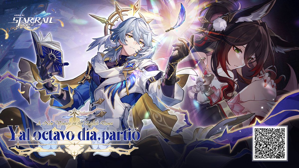 VictorAkito's tweet photo. ¡Hola, Trazacaminos! La página de presentación de «Y al octavo día, partió» (versión 2.7) ya está disponible. ¡Veamos qué nos ofrece! https://t.co/xIVbx2qrRb
