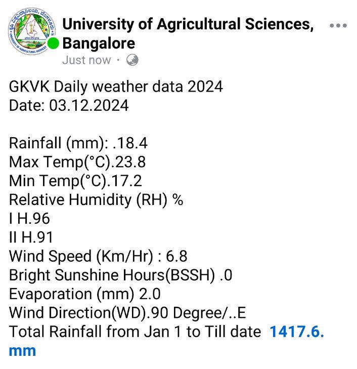 UAS Bangalore tweet media
