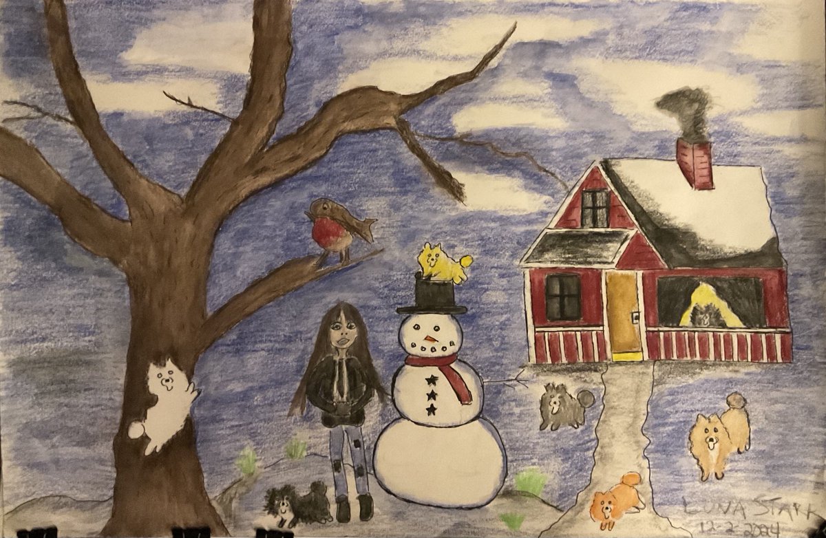 BanditStarr's tweet photo. The little red house sketch… https://t.co/pnmYaTbYwj