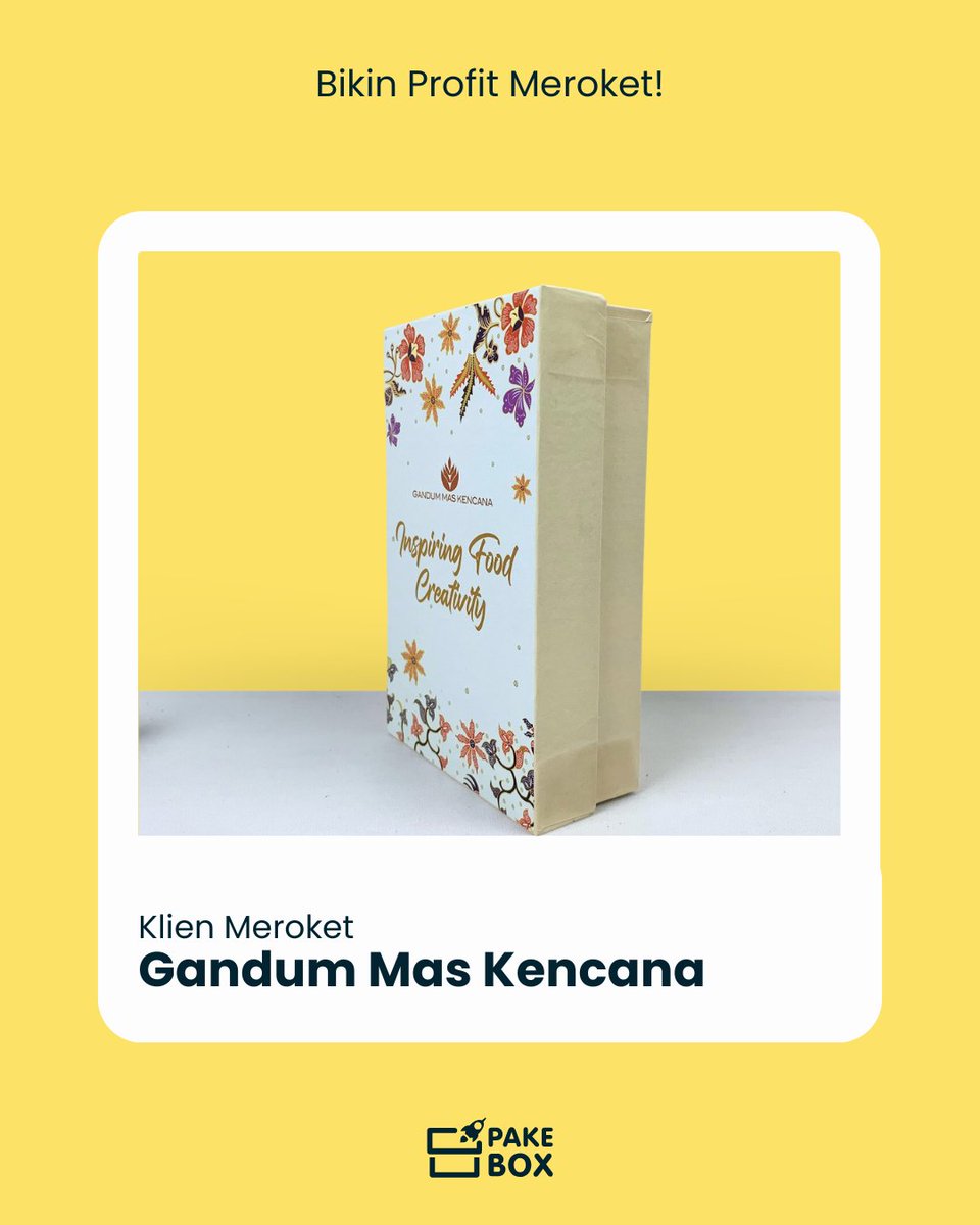 pakeboxmeroket's tweet image. Hardbox eksklusif ini bukan cuma melindungi produk, tapi juga memberi kesan mewah yang bikin pembeli makin jatuh hati. Siap bawa bisnismu ke level berikutnya?

✨ Dengan PakeBox, #BikinProfitMeroket lebih mudah!
klik link di bio
#PackagingCustom #HardboxIndonesia #Packagingkue