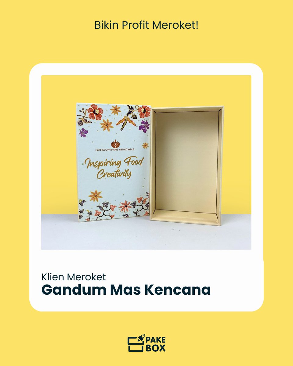 pakeboxmeroket's tweet image. Hardbox eksklusif ini bukan cuma melindungi produk, tapi juga memberi kesan mewah yang bikin pembeli makin jatuh hati. Siap bawa bisnismu ke level berikutnya?

✨ Dengan PakeBox, #BikinProfitMeroket lebih mudah!
klik link di bio
#PackagingCustom #HardboxIndonesia #Packagingkue