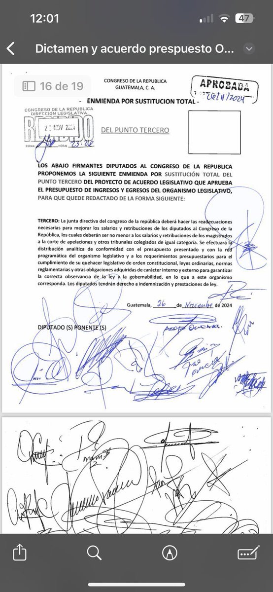 vicentatecuenta's tweet image. Que @samuel_pz aclare por qué firmó la moción para subirle salario a los diputados y después negó su firma?

Acá dejó la evidencia. 👇🏻👇🏻👇🏻