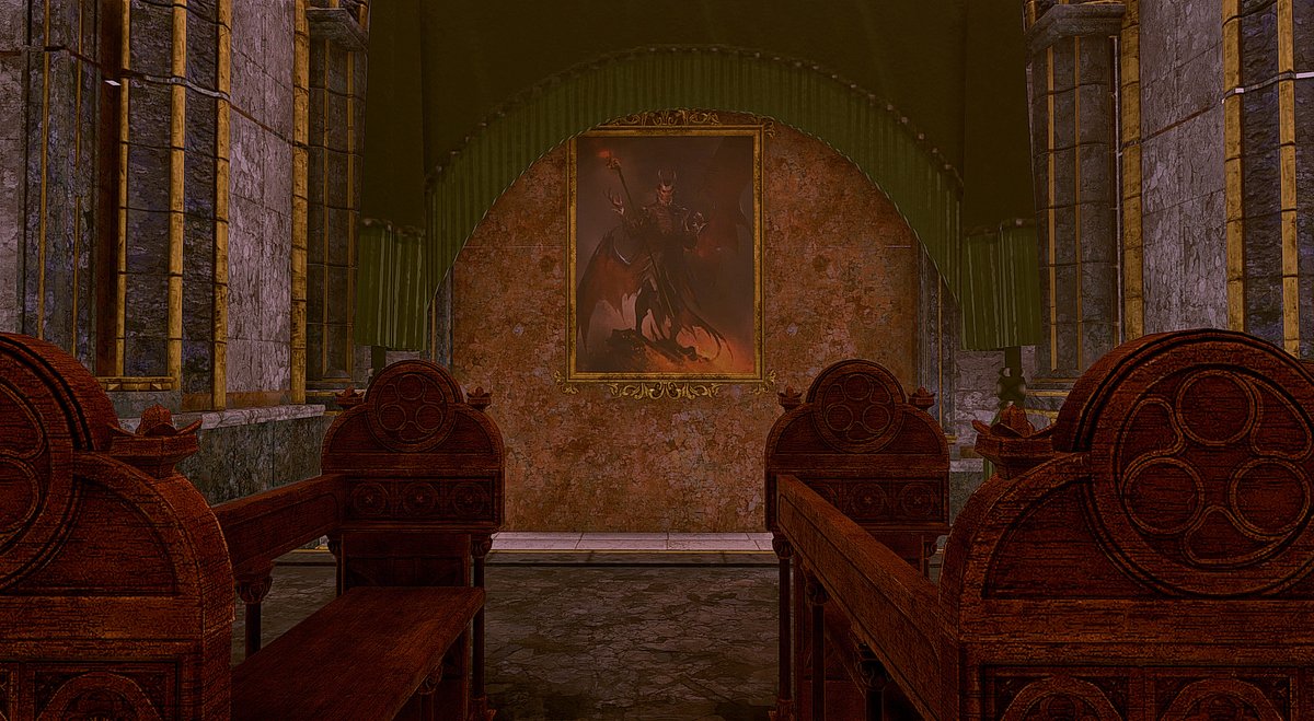 kazzywolf_'s tweet image. the floor, the walls, the furniture, and even the 'door' is taken from the decorative metal by the boudoir pool.