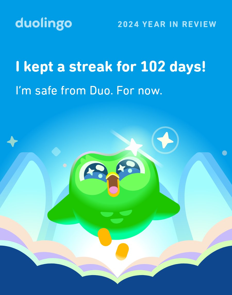 ThePantheonInc's tweet photo. Are you safe from Duo this year? #Duolingo365 https://t.co/oXFsgMGGVP