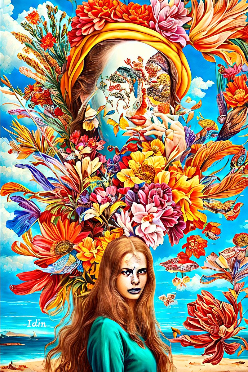 idin8roodi's tweet photo. Your mind is the God's home's yard.
Walk around , keep looking, 
Keep dreaming, dreaming, dreaming. Until he invites you inside home. 
#DreamComeTrue
#wonderland #imagination 
 #digitallotusheart 
#nftart #digitalart #surealart
#OpenSeaNFT #aiart #AIArtistCommunity https://t.co/WrY5xF6kQs