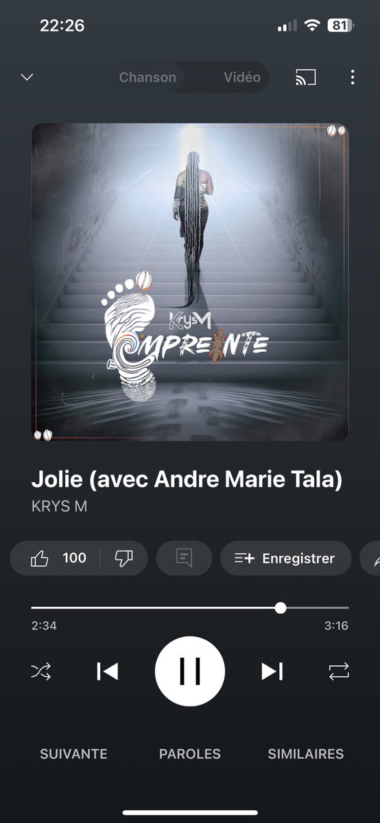 RodriG_TAKAM's tweet photo. @krysmofficial Tout un album magnifique 
La vibe de l’intro, 
Happiness Matter une tuerie 🔥
Après le boulot mon coup de cœur 
Le feat avec Cysoul parfait 
Piego Hela la belle surprise!! Quel refrain 👌🏿
Le temps 🔥🔥
Jolie avec Papa André Marie Tala trop fort
Chapeau l’artiste 👌🏿👌🏿👌🏿 https://t.co/jiS9wSXESN
