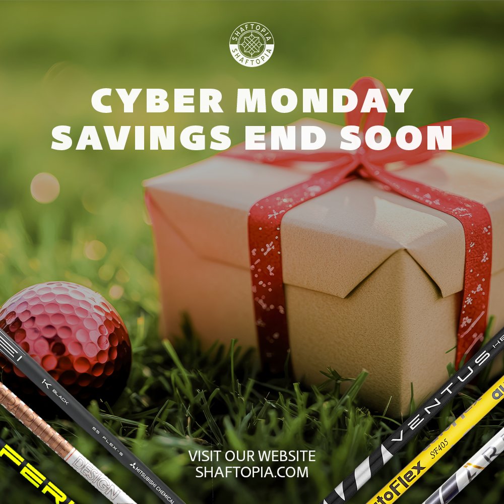 shaftopia's tweet photo. As Cyber Monday comes to an end, we'd like to remind everyone that you can still save on all gift cards of any value and earn cash in double points with every purchase!

Get the gift of freedom to choose any shaft for your loved ones. 🎁🏌️ Learn more on our website! https://t.co/M6SgzS0R2O