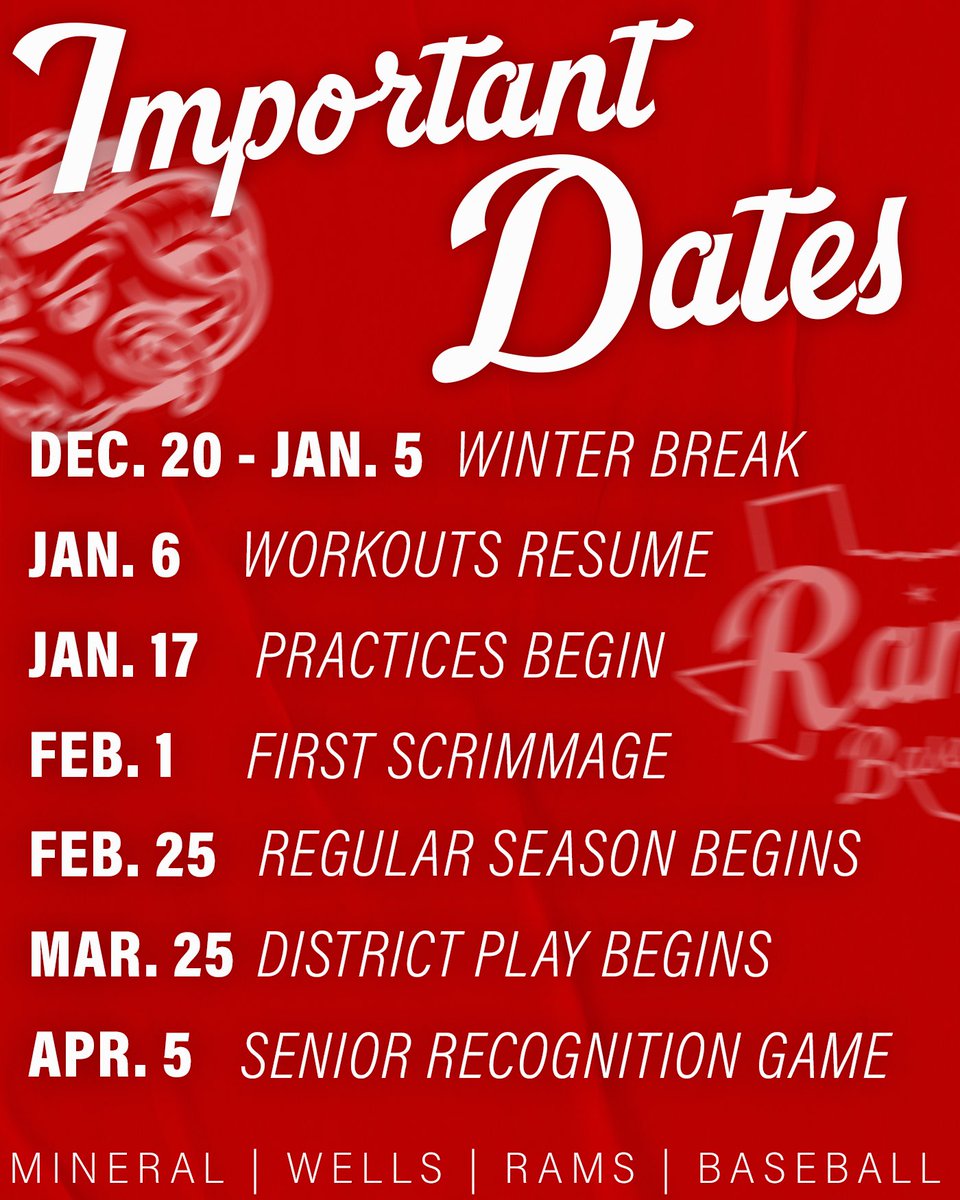 🫣 Mark your calendars 🗓️