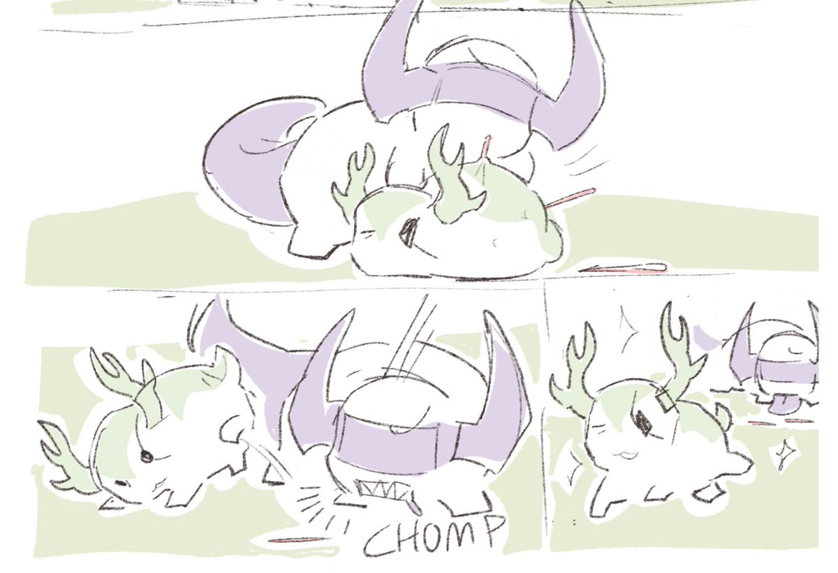 evil medbean tricks and manipulates innocent banbaby 

#phightingart