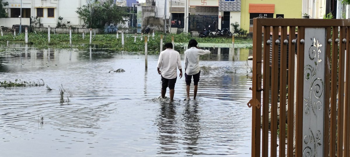 Manuprasad43802's tweet photo. #today #waterlogging #flooding #rescue #UdayaNidhiStalin #FengalCyclone https://t.co/8pdxj7qnR2