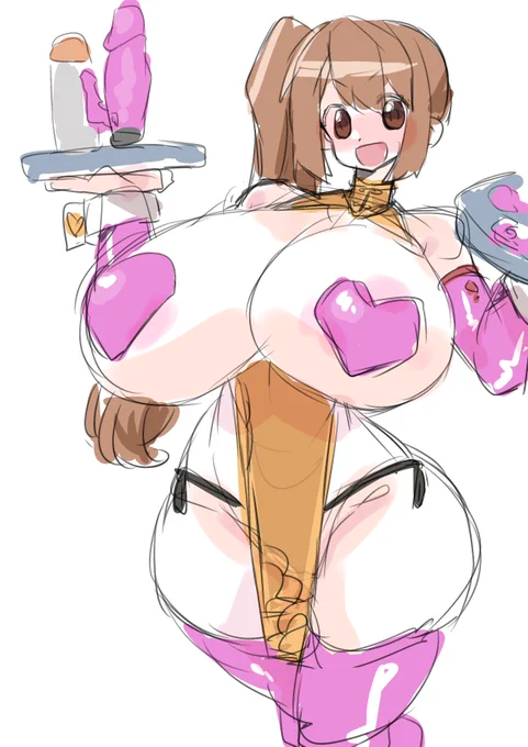 出来る社会人は昼休みを有意義に使うよ…(エロ衣装魔法少女お絵描き) 