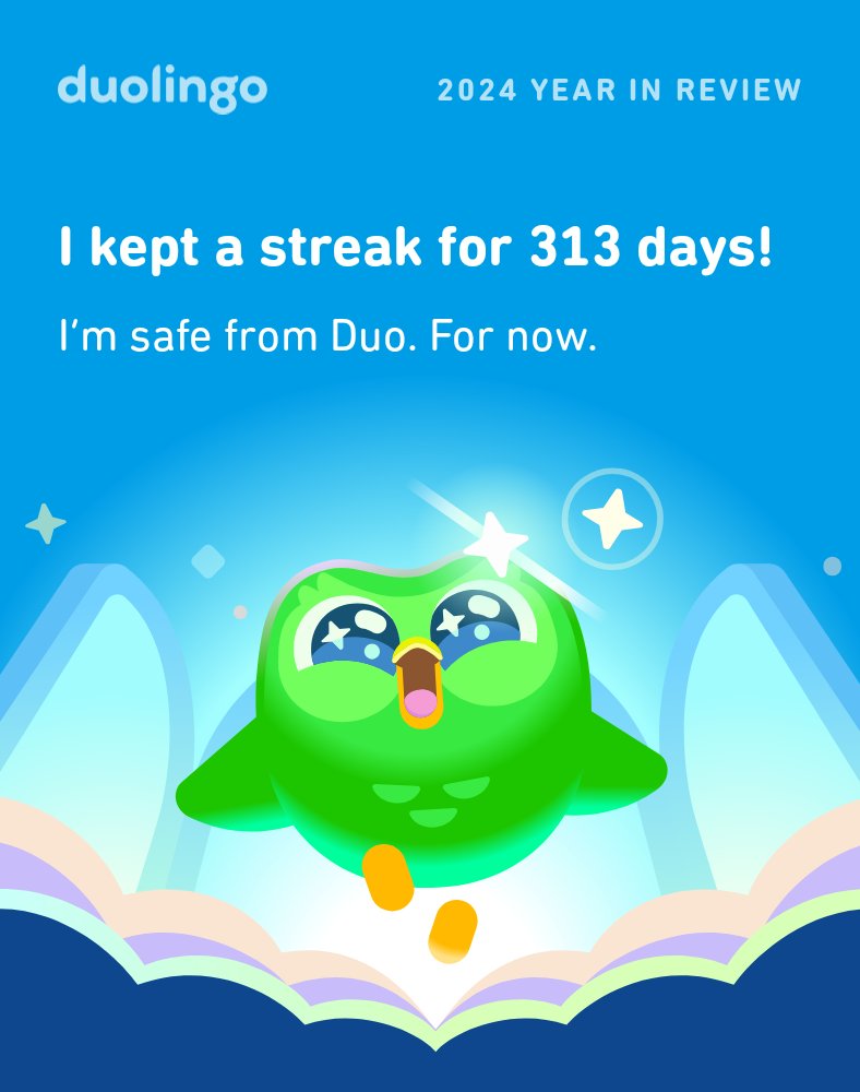 Are you safe from Duo this year? #Duolingo365