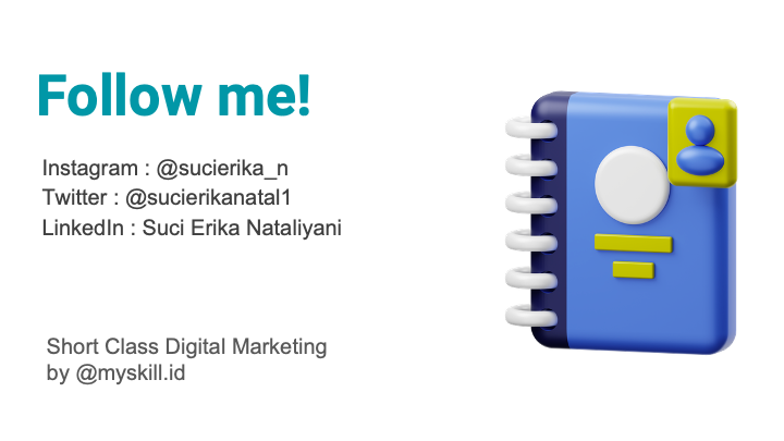 sucierikanatal1's tweet image. Baru aja ikut shot class Creative Copywriting #learnatmyskill! Pengalaman seru banget, dapet ilmu baru yang super bermanfaat, dan pembicaranya juga asik! Siap terapkan ilmu yang didapet buat karya-karya kreatif selanjutnya! #LearnAtMySkill #CreativeCopywriting