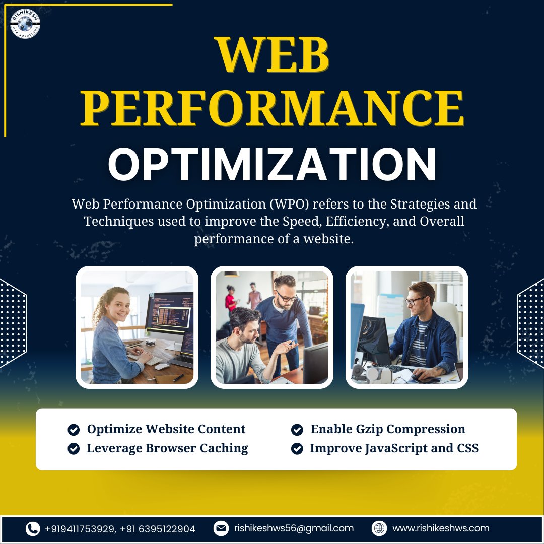 websolutions65's tweet image. 🚀Web Performance Optimization (WPO): Boost Your Website's Efficiency! 🌐
#WebPerformanceOptimization #WebsiteSpeed #SEO #WebSolutions #UserExperience
#web #performanceoptimization #webperformance