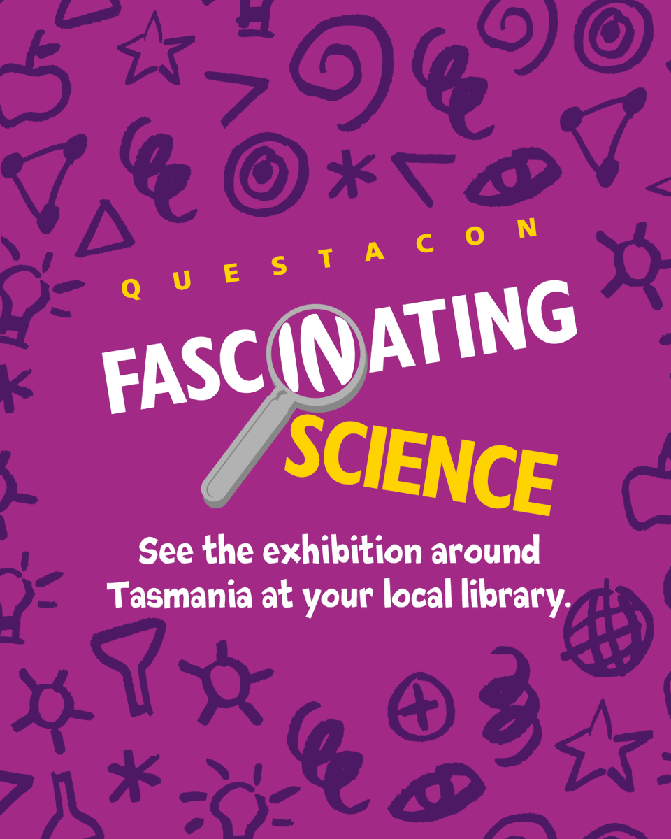 Open now, the Questacon "Fascinating Science" exhibition at Glenorch, Bridgewater and New Norfolk libraries.

Be inspired by science that happens in everyday life. Learn about logic, balance, fluids, illusions and mathematical puzzles.