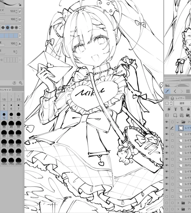冬コミの準備を進めています✏️ 