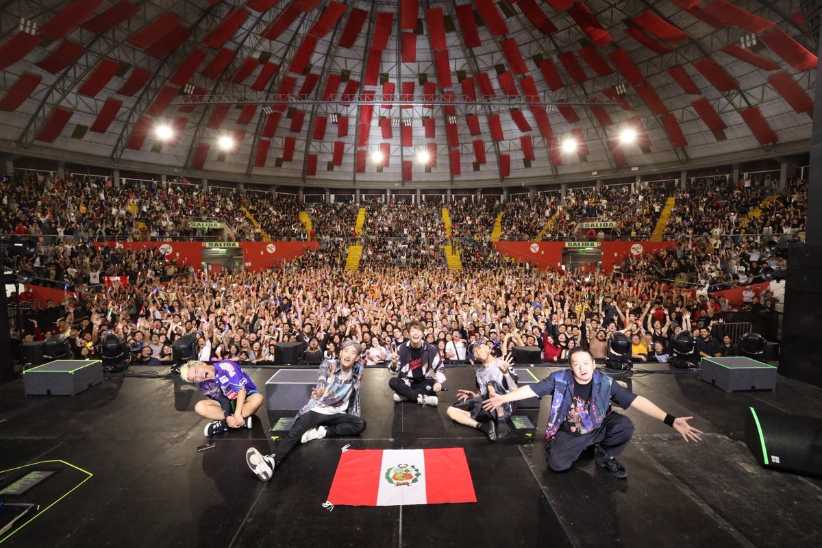 GOTS_FLOW's tweet photo. Lima🇵🇪2日間ありがとう！ https://t.co/FUFIVyWJRm