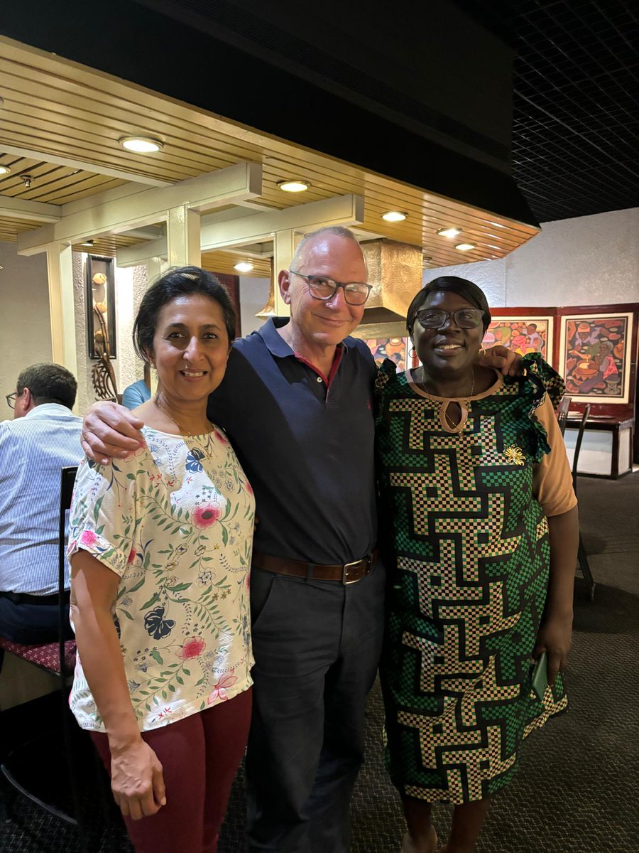 cosecsa's tweet photo. We’re thrilled to welcome Prof. Leena Chagla, President of ABS, alongside her is our COSECSA Honorary Fellow, Prof. Chris Lavy, adding immense value to the coming COSECSA graduation and  #COSECSA25 celebrations. @ABSGBI 

#SurgicalExcellence #COSECSA2024 #SilverJubilee #Zimbabwe https://t.co/aoaXWLzk3i