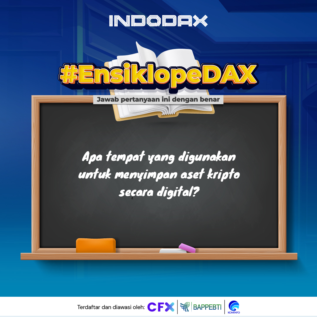 Siap-siap, #EnsiklopeDAX hadir lagi, nih! 

Tinggal jawab aja pertanyaannya dengan benar dan ikutin syarat ketentuannya di slide 2 ya bisa dapet hadiah total Rp4juta untuk 20 pemenang, loh! 

Good luck 😉

#INDODAX #AsetMasaDepan #EnsiklopeDAX