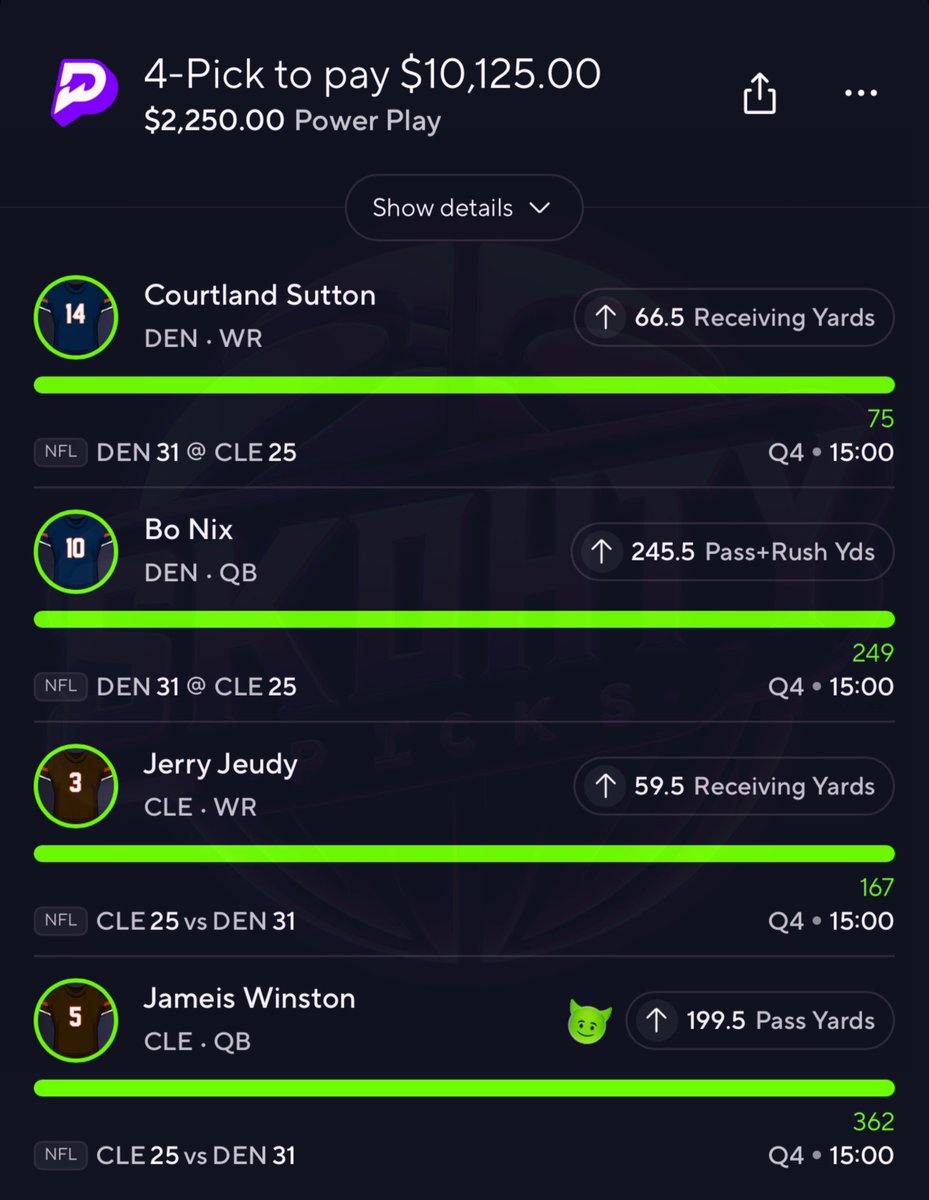 Skohty Picks (@skohtydfs) on Twitter photo ๐๐๐๐ฆ๐ฆ๐๐ก๐ ๐ฑ ๐๐ข๐๐๐ข๐ช๐๐ฅ๐ฆ WHO LIKE+RT NOWโค๏ธ๐
MNF๐ 4 MAN MEGA NUKE CASHED FOR $10K โข๏ธ๐ฅ
โ
DROP YOUR CASHAPP/PAYPAL BELOW โฌ๏ธ WHO TAILED?โผ๏ธPOSTED FOR FREE๐ฅ DROP YOUR CASHED SLIPS BELOWโคต๏ธ๐ค๐ฅ
LINK IN BIO TO JOIN MY PREMIUM๐
#PrizePicks #GamblingX #NFL ๐๐๐๐ฆ๐ฆ๐๐ก๐ ๐ฑ ๐๐ข๐๐๐ข๐ช๐๐ฅ๐ฆ WHO LIKE+RT NOWโค๏ธ๐
MNF๐ 4 MAN MEGA NUKE CASHED FOR $10K โข๏ธ๐ฅ
โ
DROP YOUR CASHAPP/PAYPAL BELOW โฌ๏ธ WHO TAILED?โผ๏ธPOSTED FOR FREE๐ฅ DROP YOUR CASHED SLIPS BELOWโคต๏ธ๐ค๐ฅ
LINK IN BIO TO JOIN MY PREMIUM๐
#PrizePicks #GamblingX #NFL