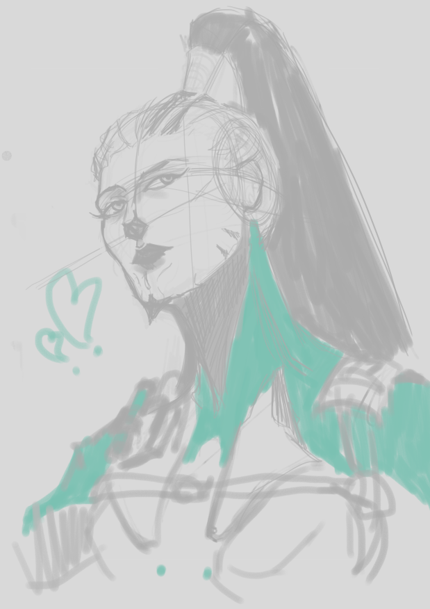Midnight Sketch of Eleanor 
#Warframe