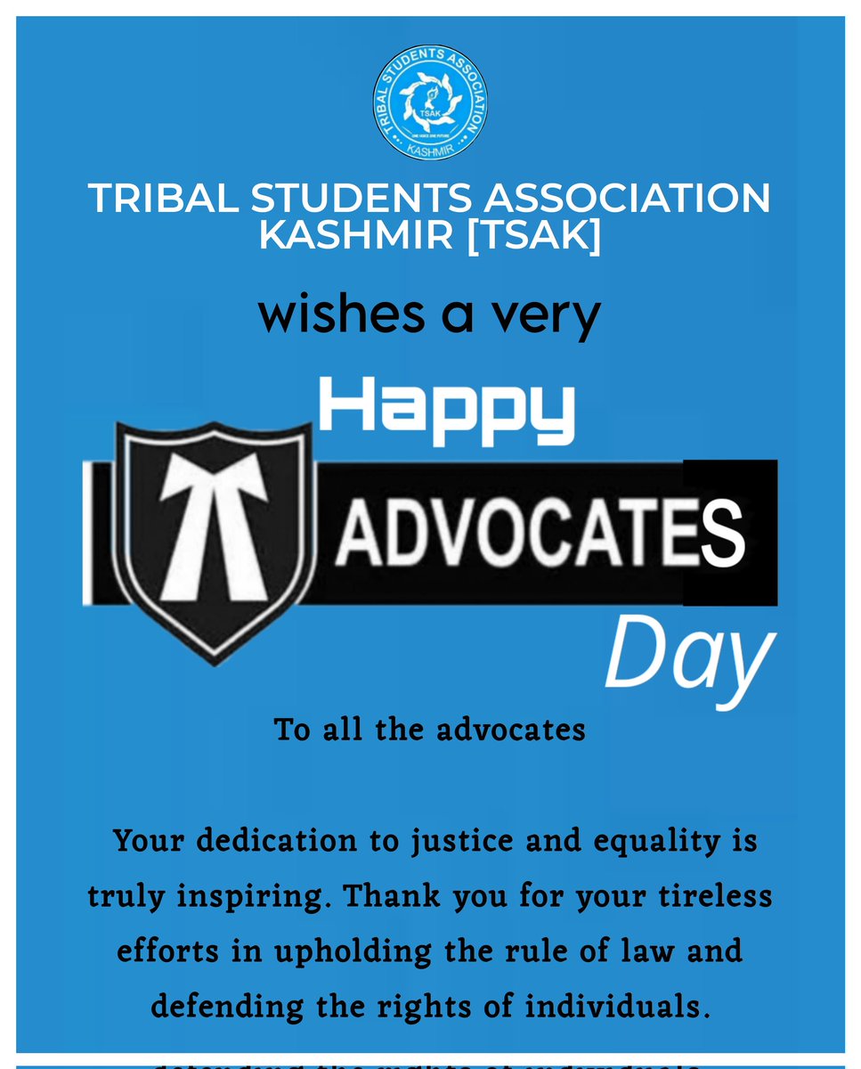Celebrating the champions of justice and equality.
Happy Advocates' Day from TSAK!
#advocatesday