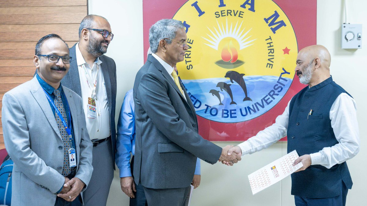 GITAM Deemed University (@gitamuniversity) on Twitter photo GITAM signed an #MoU with <a href="/JnarddcMines/">JNARDDC Ministry of Mines</a> to boost innovation and #entrepreneurship in India through the S&T-PRISM program. This collaboration supports startups with technical expertise, #incubation, and resources, fostering #research in #recycling and sustainable alloys. GITAM signed an #MoU with <a href="/JnarddcMines/">JNARDDC Ministry of Mines</a> to boost innovation and #entrepreneurship in India through the S&T-PRISM program. This collaboration supports startups with technical expertise, #incubation, and resources, fostering #research in #recycling and sustainable alloys.