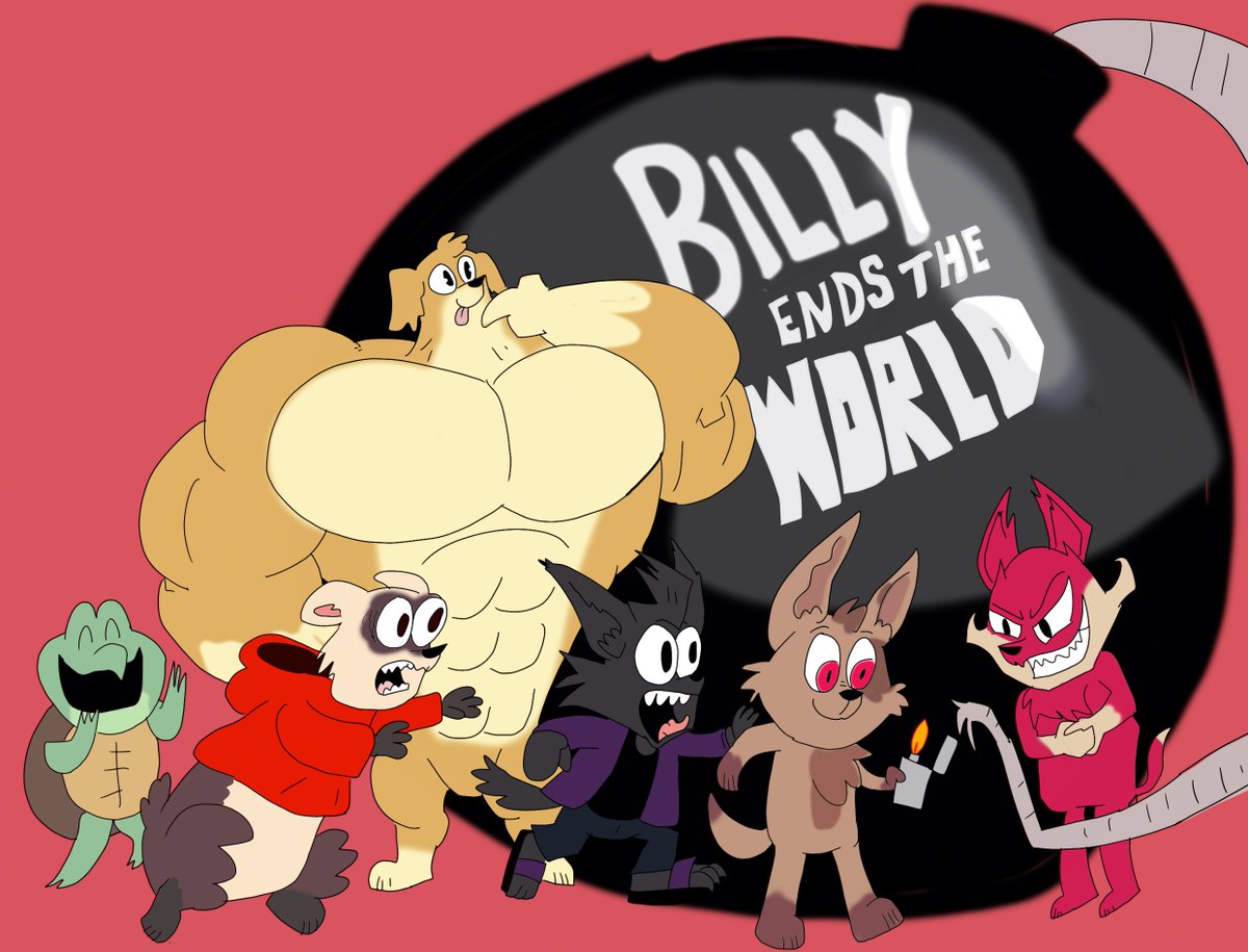 This comic is pretty good and love the reaction, so here some fan art 
#BillyEndsTheWorld