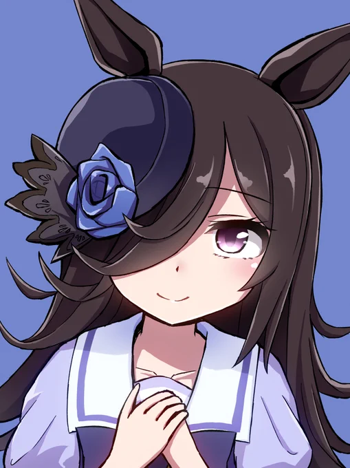 キャラ描くと上目遣いばかり描いてしまう病 