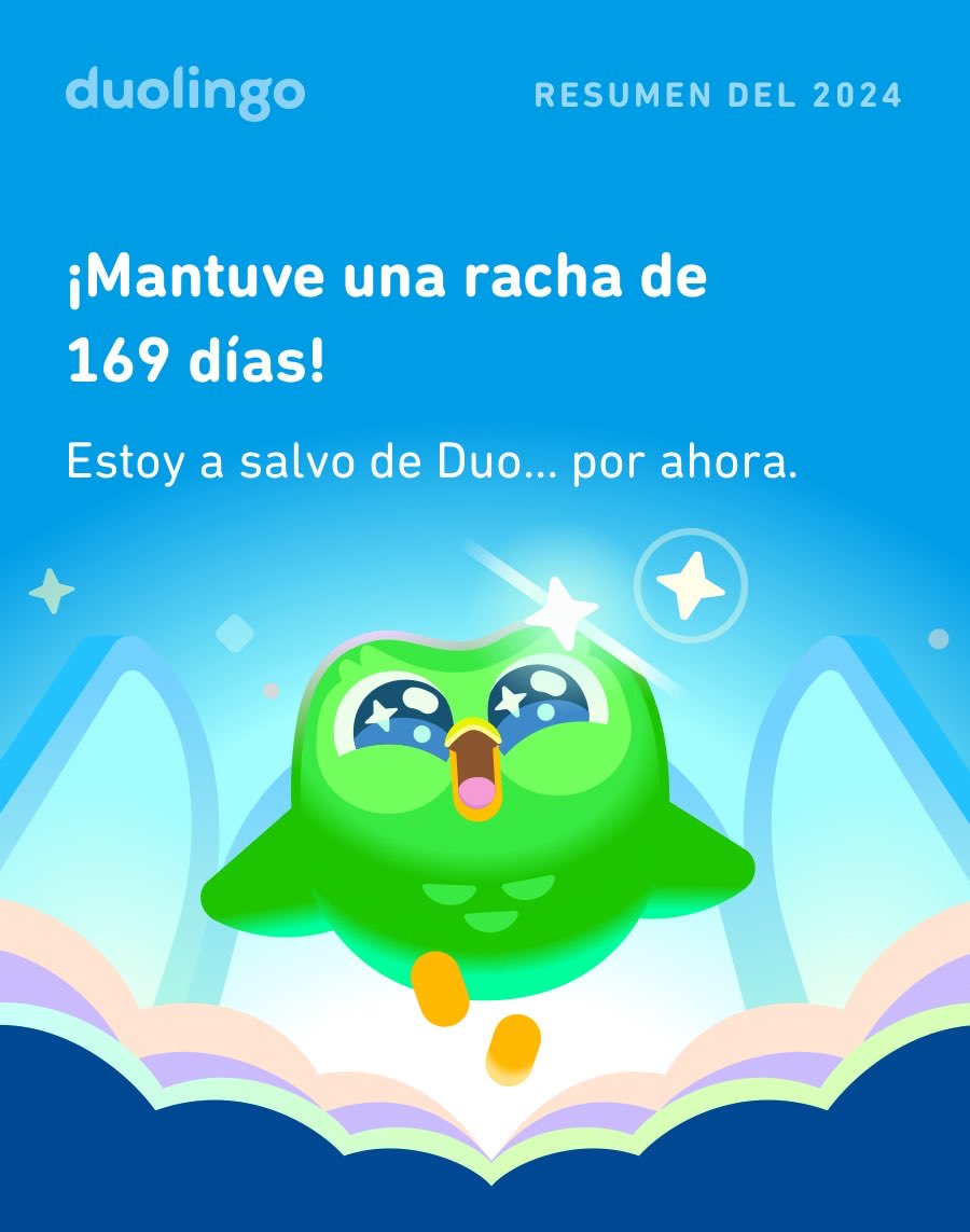 Huguito0829's tweet image. ¿Estás a salvo de Duo? #Duolingo365