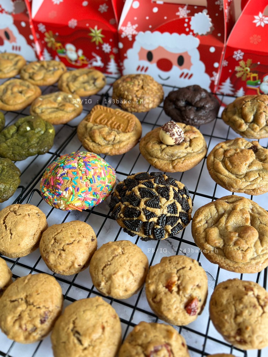 143bake's tweet photo. Christmasเริ่มแล้ววว🎄🍪
มาจองคิวกันเยอะๆค่าาา

#Softcookies #Softcookie #Cookies #Cookie #คุ้กกี้ #คุกกี้ #คุกกี้นิ่ม #บราวนี่ #ชุมชนขนมหวาน #อร่อยบอกต่อ https://t.co/hsGoI2zasU