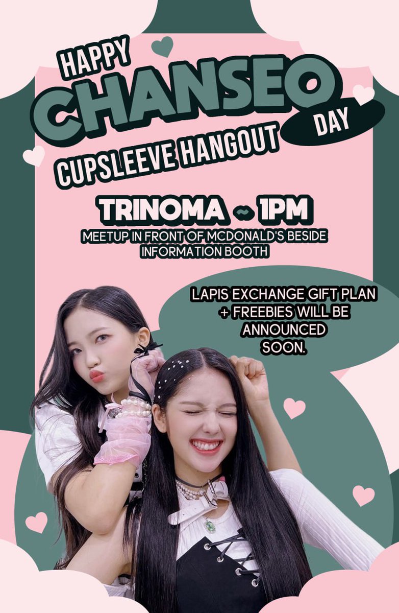 lapillolas's tweet image. Come and join us on Dec 14 (Saturday) and celebrate Chanty and Seowon's birthdays!

Drinks and freebies are for registrants. Just hit us a DM.

See you there Lapis!

#Lapillus #라필루스 #Chanty #Seowon