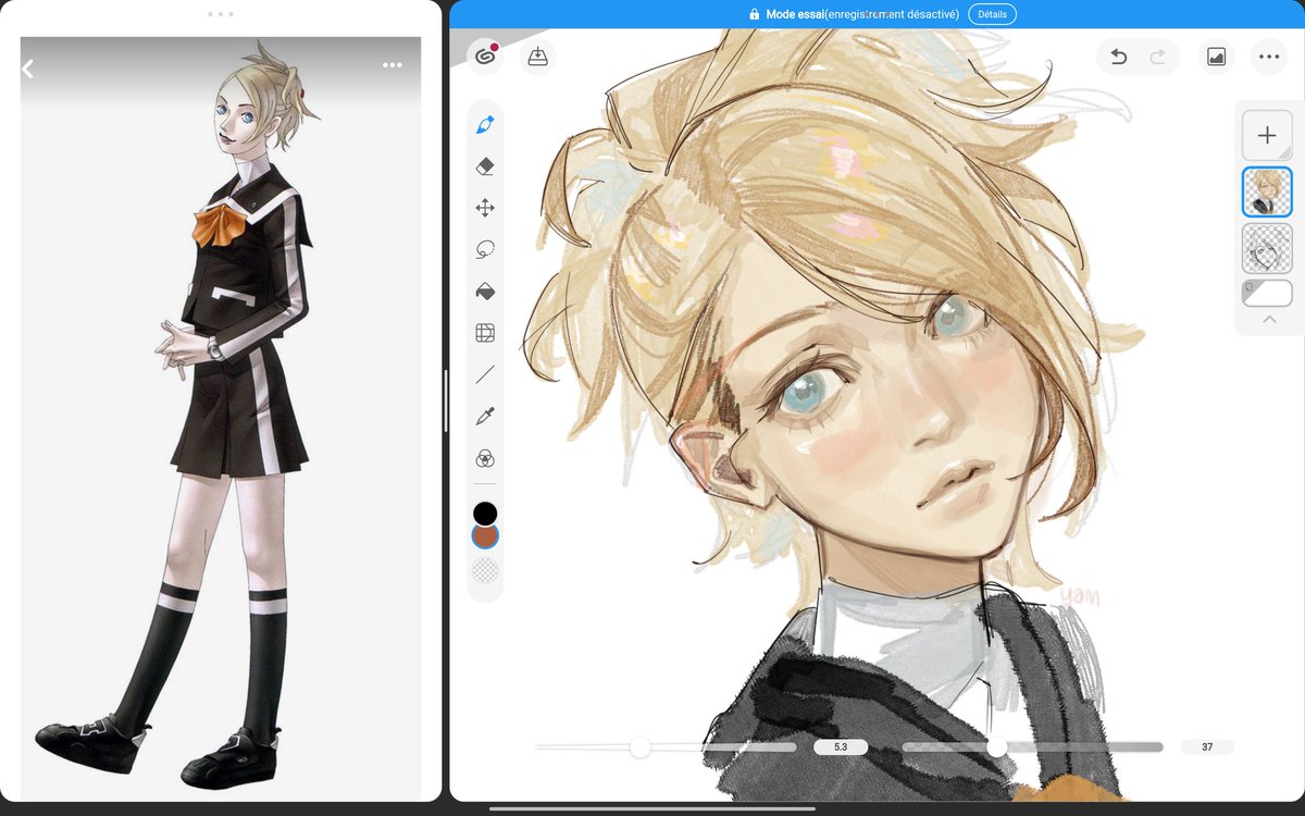 First drawing on my new tablet