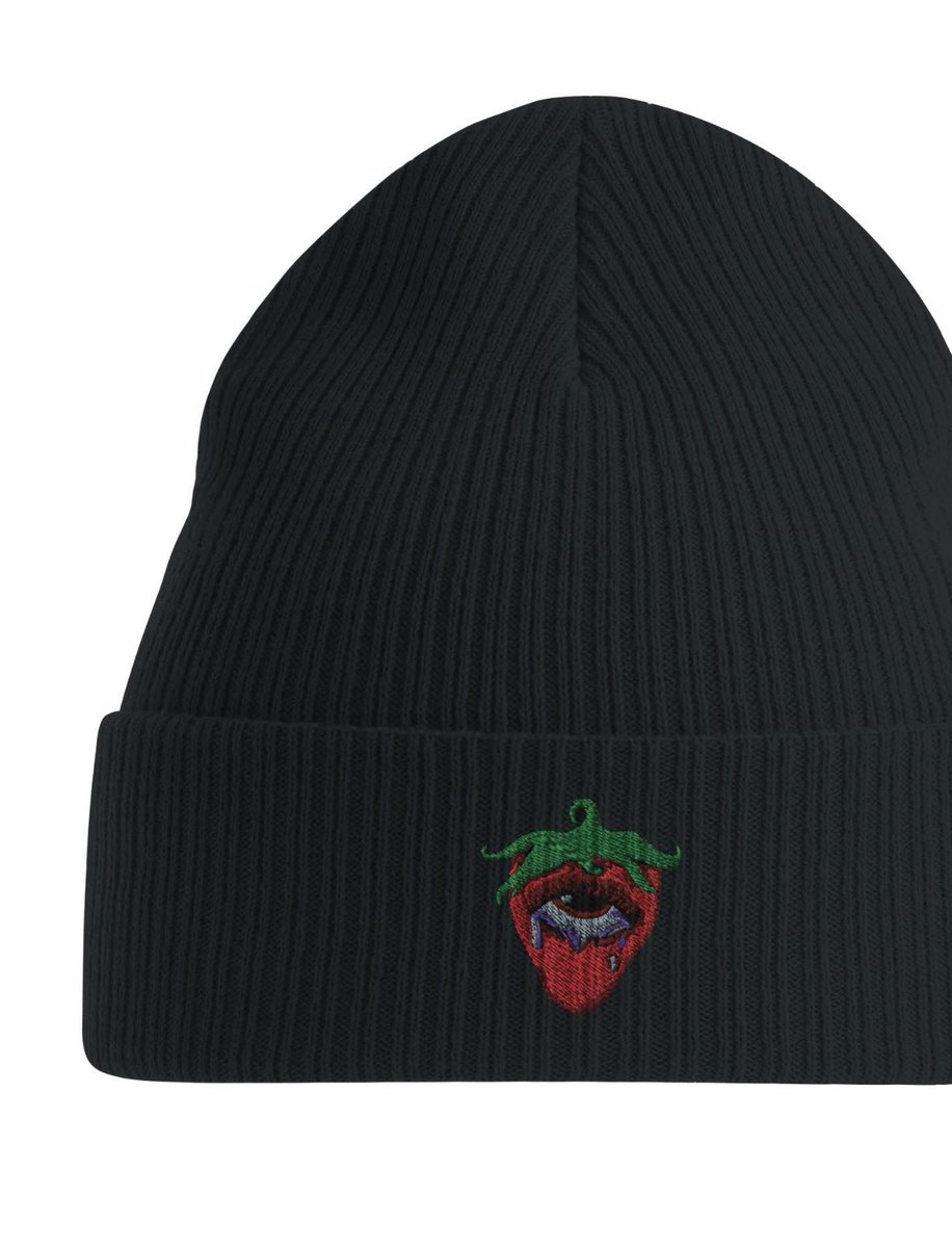 halfwooked's tweet photo. Yo I actually wanna buy one of these in every color. My “Berry Sad” beanie is now for sale. https://t.co/x7B2lL7bGy https://t.co/8KwV9LGJWq