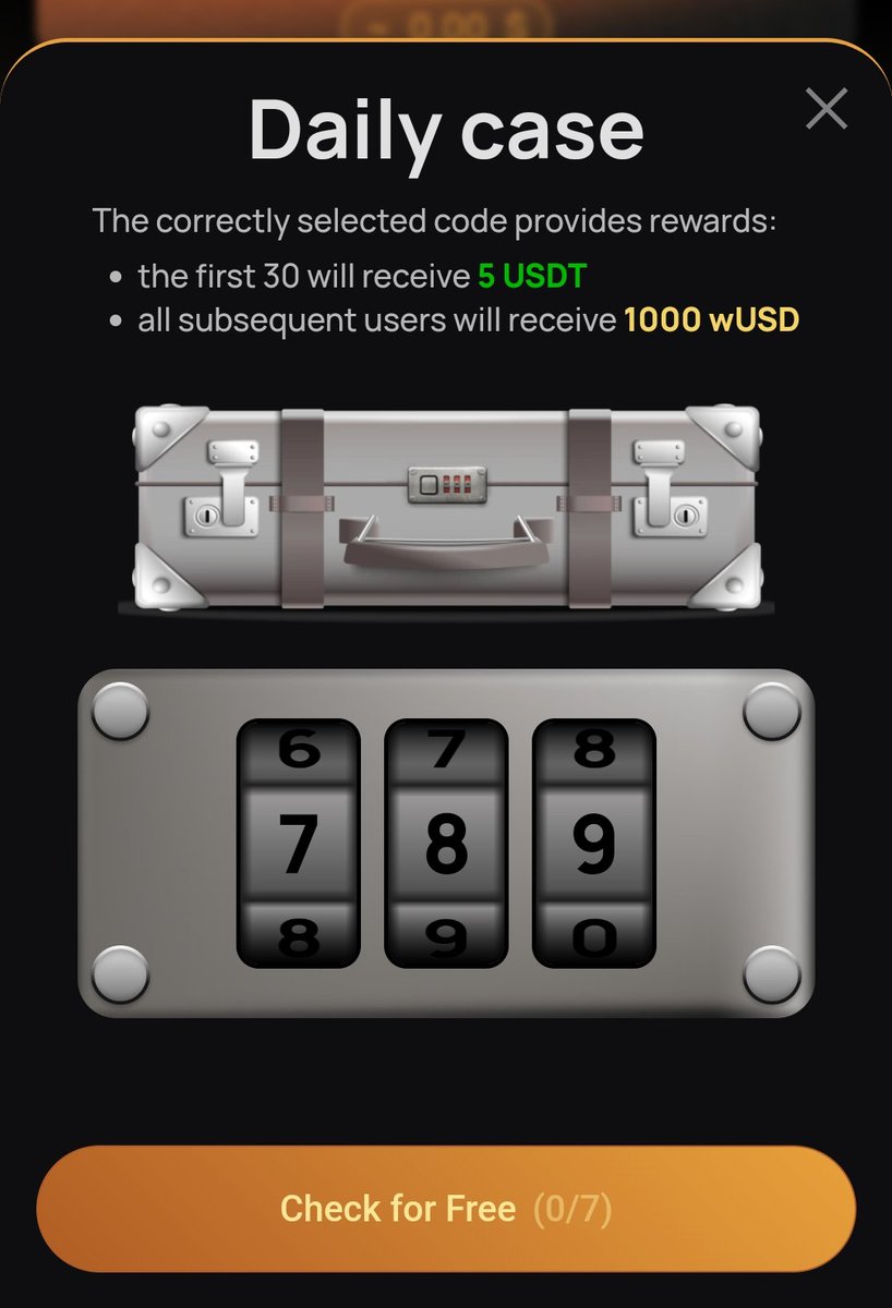 RtweetCrypto's tweet photo. WEMINE CODE,
Correct code:👉 7 - 8- 9
Rewards - 1K
Start 🔻https://t.co/zgzZSIeUpr
✅ Early project, first upgrade levels
✅ How to solve, Click on Number icon ➡️ select number.
#WeMine #WeMinecode #Airdrop #Vertus https://t.co/5fECFtikxE