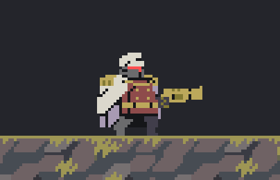 BeeboGreebo's tweet photo. The Admiral, a survivor centered around using their own unique equipment in conjunction with found equipment items; think Bethany from The Binding of Isaac
#RiskofRain #riskofrain2 #riskofrainreturns #rorr #art #pixelart https://t.co/uF0Am1MLu2