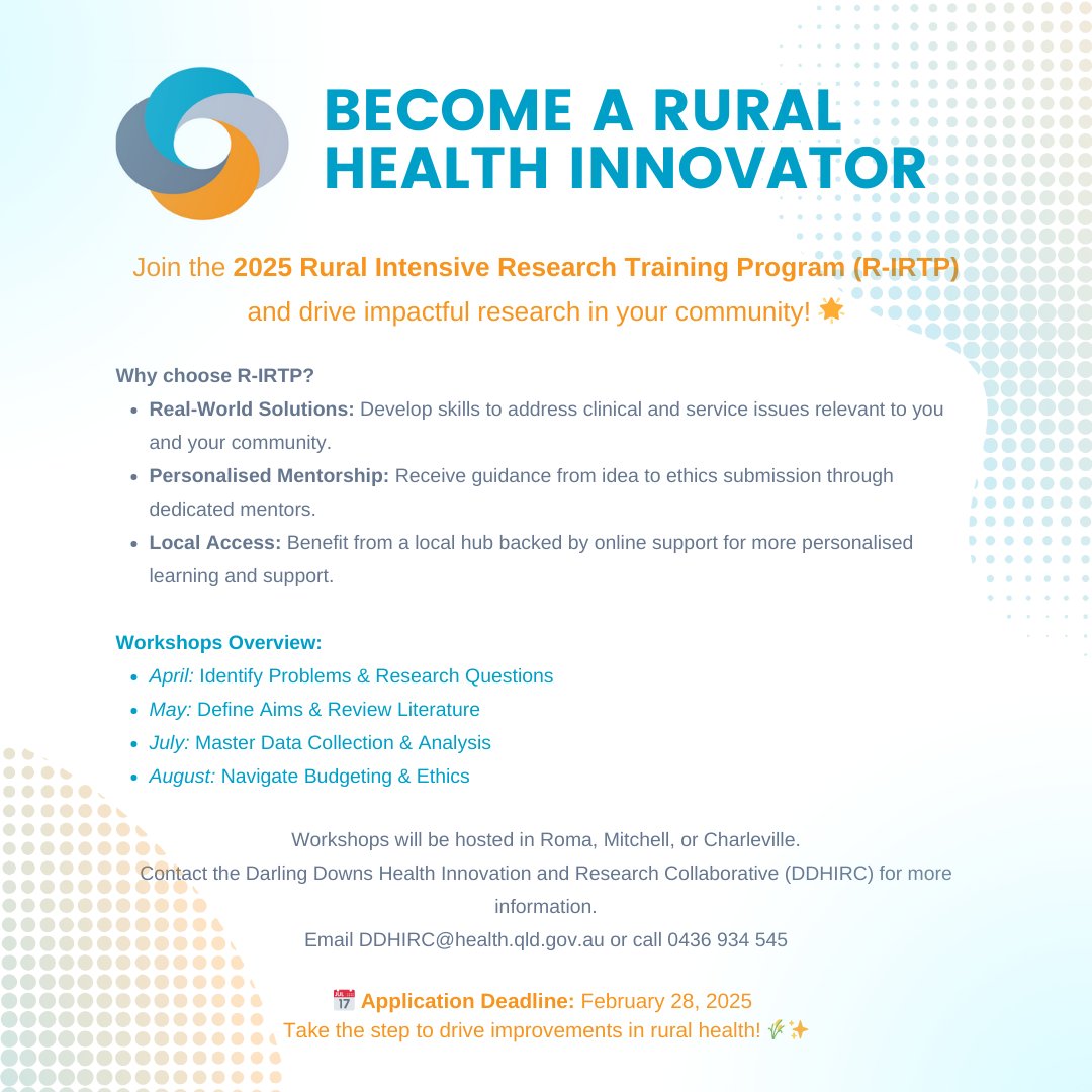 QLD Rural Health Innovation & Research Collab tweet media