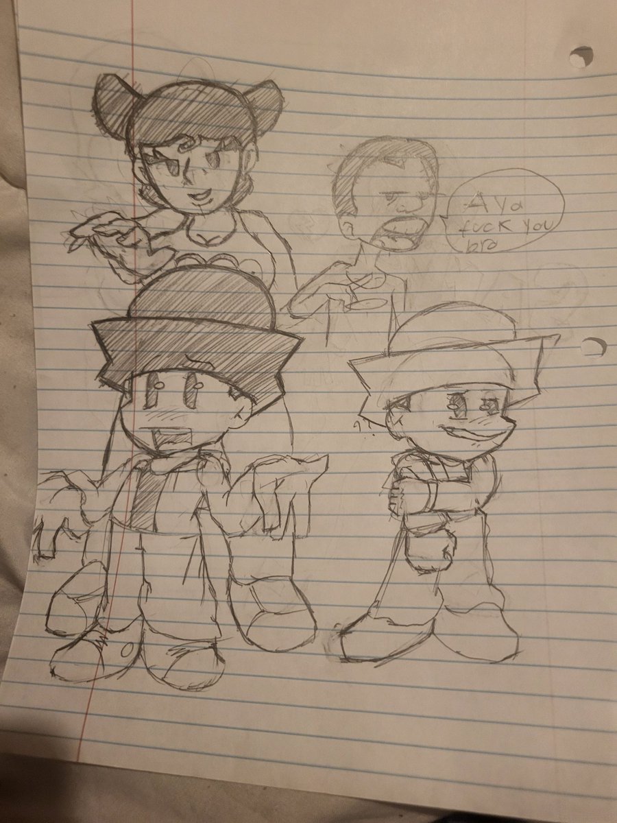 Some shit I drew a week ago

#fnf #fnfmod #fnfhd #fridaynightfunkin #fridaynightfunkinmod