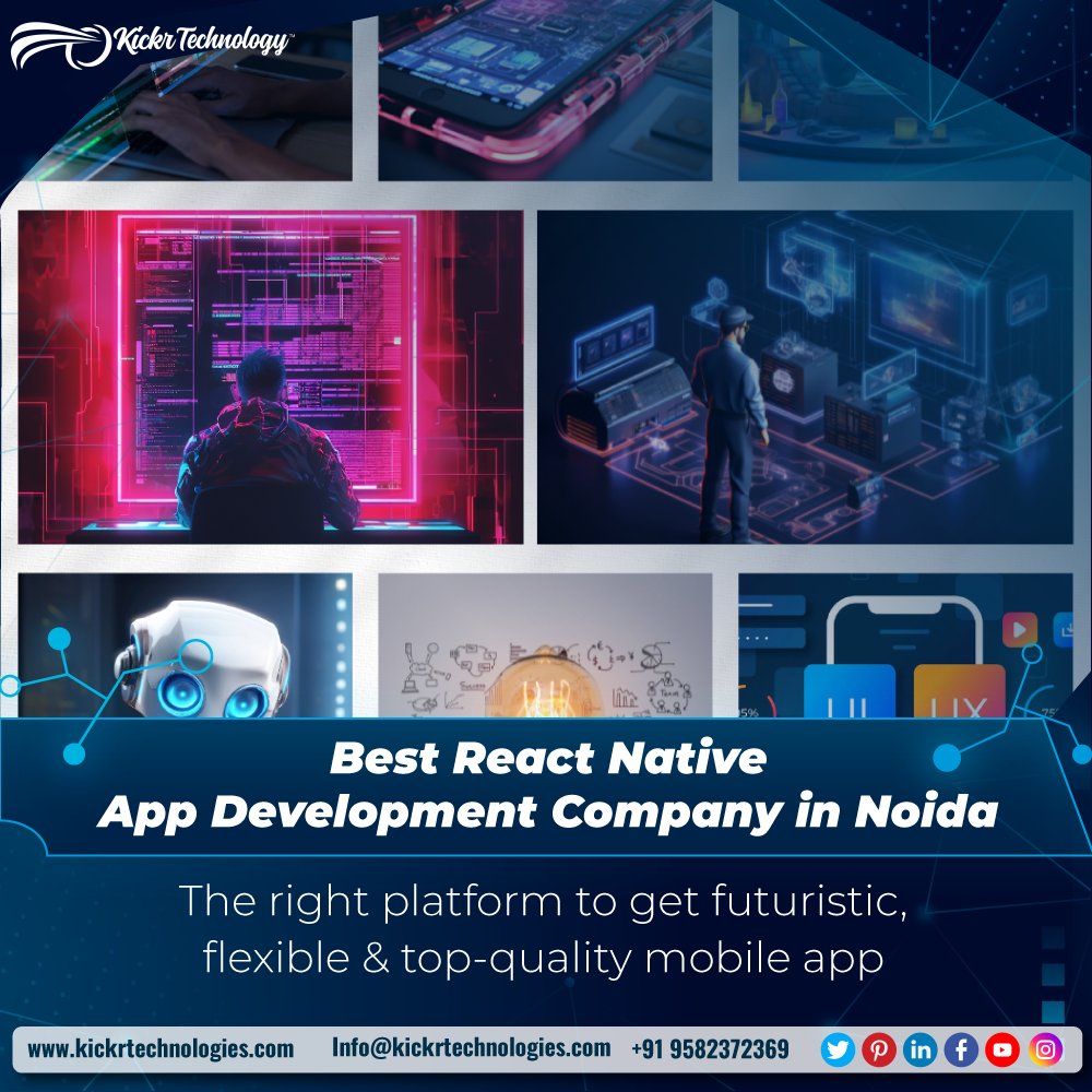 KickrTechnology's tweet image. Best React Native App Development Company In Noida!
.
.
Visit us at kickrtechnologies.com
.
.
#kickrtechnology #Reactnativeapps #Appdevelopmentcompany #itcompany #technology #AI #development #softwaredevelopment #gamedevelopment #mobileapps