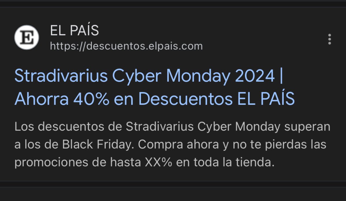 cyxq27's tweet photo. @stradivarius @Trinitatreus Yo vi publicidad de cyber monday y nunca vi los descuentos https://t.co/SUKpbXNrLU