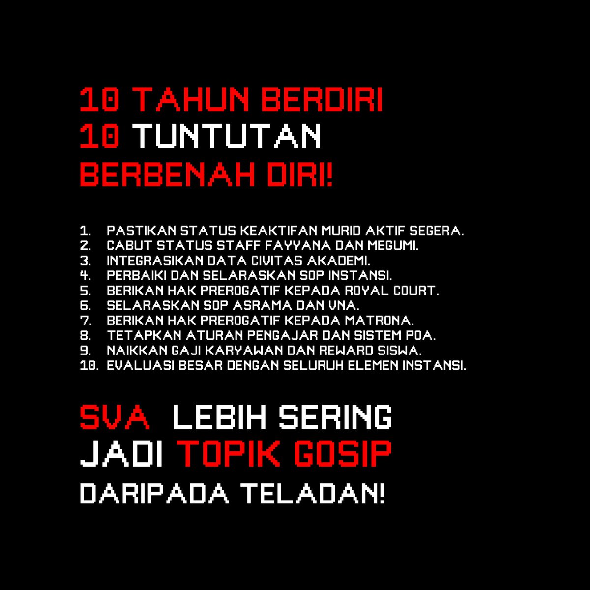 Rejuvelian. (@lead_rconta) on Twitter photo Untuk ibu-ibu ( <a href="/Ms_Kirova/">Ellen Kirova</a> & <a href="/Ms__Rinaldi/">Mia #SVA10THANNIVERSARY</a> ) Zaman sudah berubah bu, tidak setiap generasi itu sama. Mohon lebih dilihat kembali situasi yang sekarang, jangan disamakan dengan zaman saat anda masih aktif membangun sekolah di awal-awal. Untuk ibu-ibu ( <a href="/Ms_Kirova/">Ellen Kirova</a> & <a href="/Ms__Rinaldi/">Mia #SVA10THANNIVERSARY</a> ) Zaman sudah berubah bu, tidak setiap generasi itu sama. Mohon lebih dilihat kembali situasi yang sekarang, jangan disamakan dengan zaman saat anda masih aktif membangun sekolah di awal-awal.