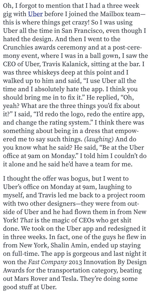 Kpaxs (@kpaxs) on Twitter photo What a wild anecdote about Uber's Travis Kalanick and his 'get shit done' style. What a wild anecdote about Uber's Travis Kalanick and his 'get shit done' style.