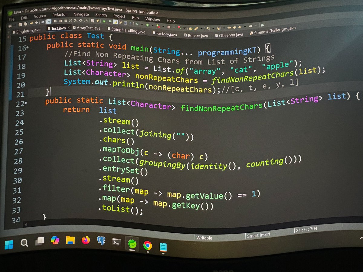 KarunakarThurlu's tweet photo. 🤩 As a Java developer do you solve coding challenges using streams?
I’m looking for to connect #Backend developers.
Let’s connect 🙂
#Java #Coding #letsconnect #xcomm #developer #programmer #adp2024 #Hyderabad #India https://t.co/SMm4eitSFE
