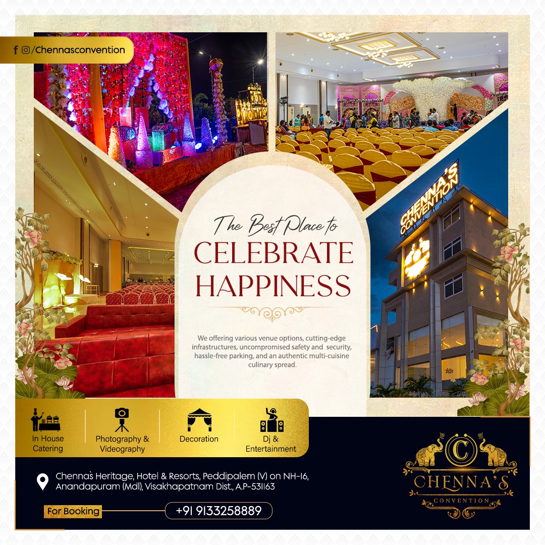 chennascon83609's tweet photo. Party planners &amp; memory makers! Chenna's Convention is your ultimate happiness headquarters! Forget ordinary, we create epic celebrations that turn every moment into a masterpiece! Weddings, corporate events &amp; more! Let's create unforgettable experiences! https://t.co/hJ4pOUIjoL