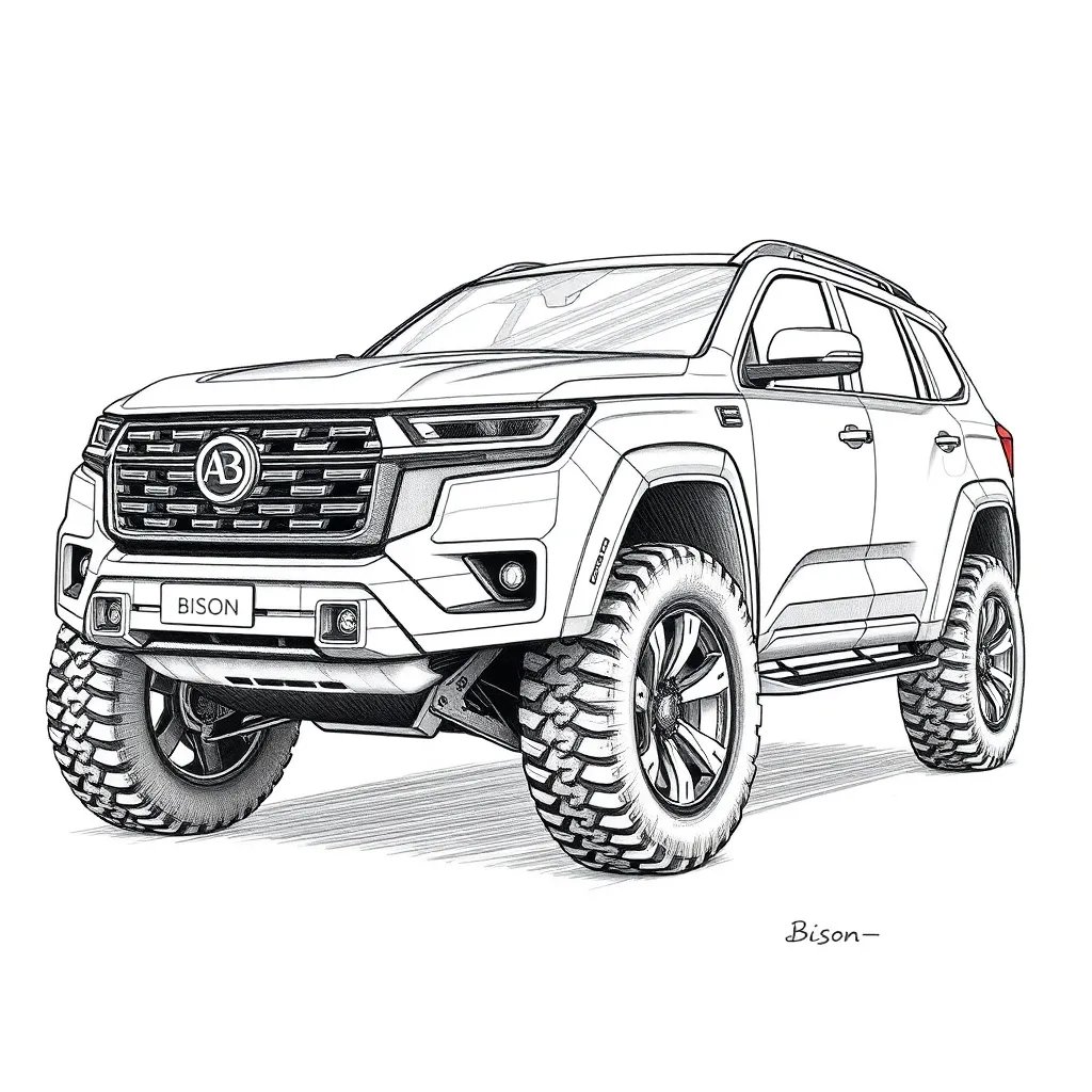 CosmicVoyR's tweet photo. Meet the Bison: rugged vibes, killer looks, and built to own any terrain.
Thoughts? ๐ #BisonSUV #DesignFlex https://t.co/MjepSwCv7z