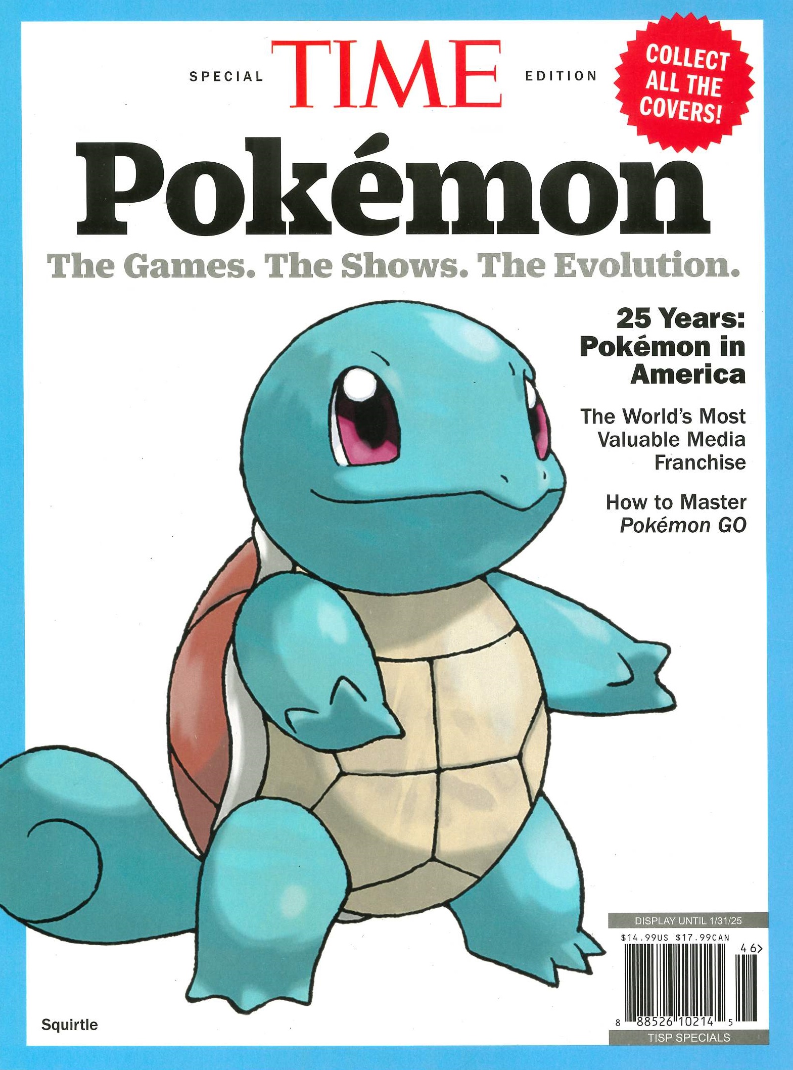 Pokémon Time Magazine Special Edition Pikachu 2024 25 Years