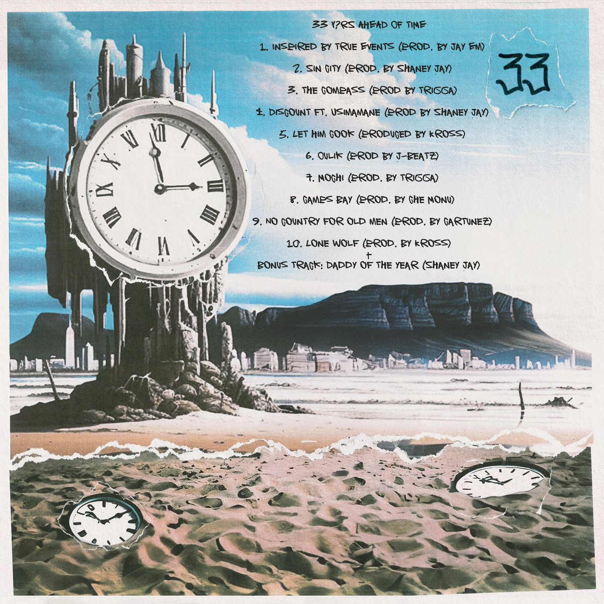 3rd times the charm…

My 35th mixtape offering 

‘33 Y?RS AHEAD OF TIME’

distroy.lnk.to/33YEARSAHEADOF…