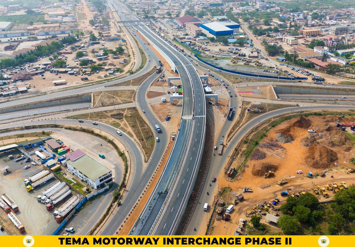 KwamiAwudi's tweet image. 📍 Newly commissioned Tema Motorway 3 Tier Interchange Phase 2.

#RoadsForDevelopment
#ItIsPossible
#Bawumia2024 
#BawumiaForPresident